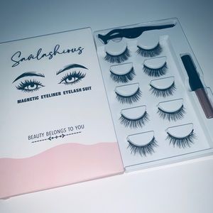 5 magnet magnetic eyeliner and eyelashes